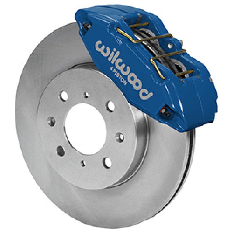 Wilwood DPHA Front Caliper &amp; Rotor Kit Honda / Acura w/ 262mm OE Rotor - Competition Blue