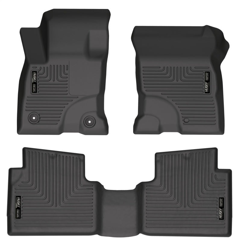 Husky Liners 2022 Ford Escape Hybrid Black Front &amp; 2nd Seat Floor Liners