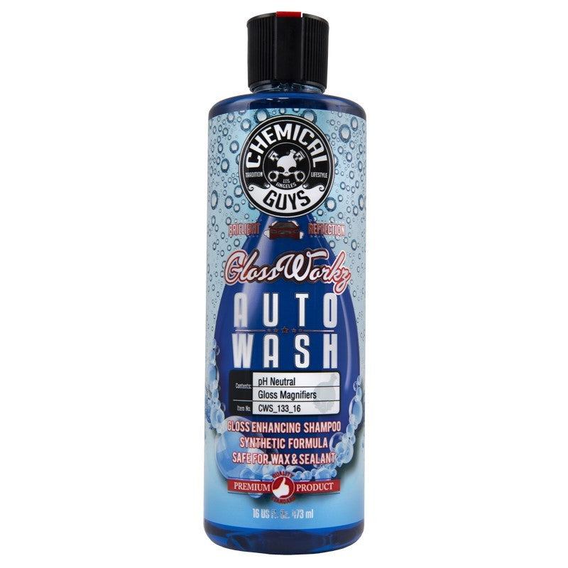 Chemical Guys Glossworkz Gloss Booster &amp; Paintwork Cleanser Shampoo - 16oz