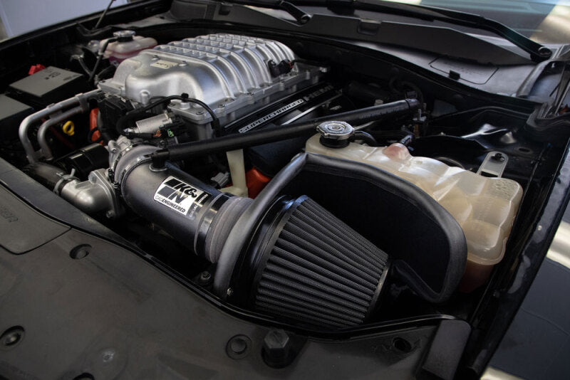 K&amp;N 17-23 Dodge Charger/Challenger Hellcat SC 6.2L V8 DRYFLOW Performance Air Intake System