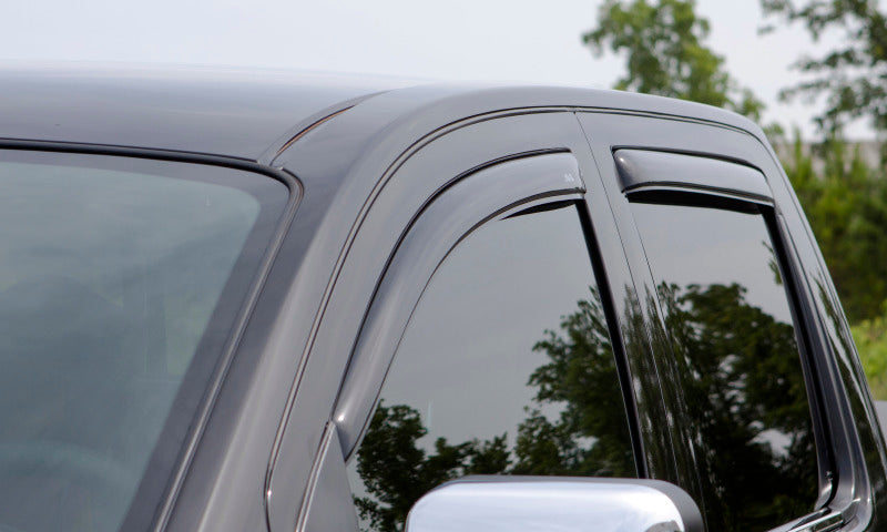 AVS 99-16 Ford F-250 Supercrew Ventvisor In-Channel Front &amp; Rear Window Deflectors 4pc - Smoke