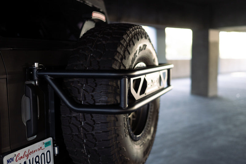 DV8 Offroad 21-23 Ford Bronco Spare Tire Guard &amp; Accessory Mount