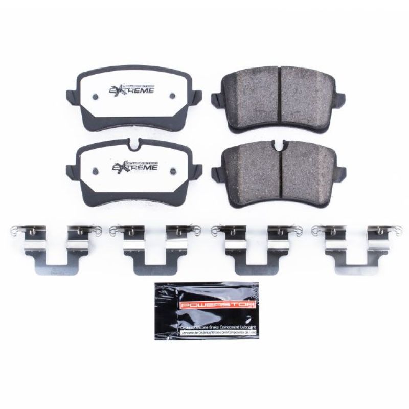 Power Stop 12-18 Audi A6 Rear Z26 Extreme Street Brake Pads w/Hardware