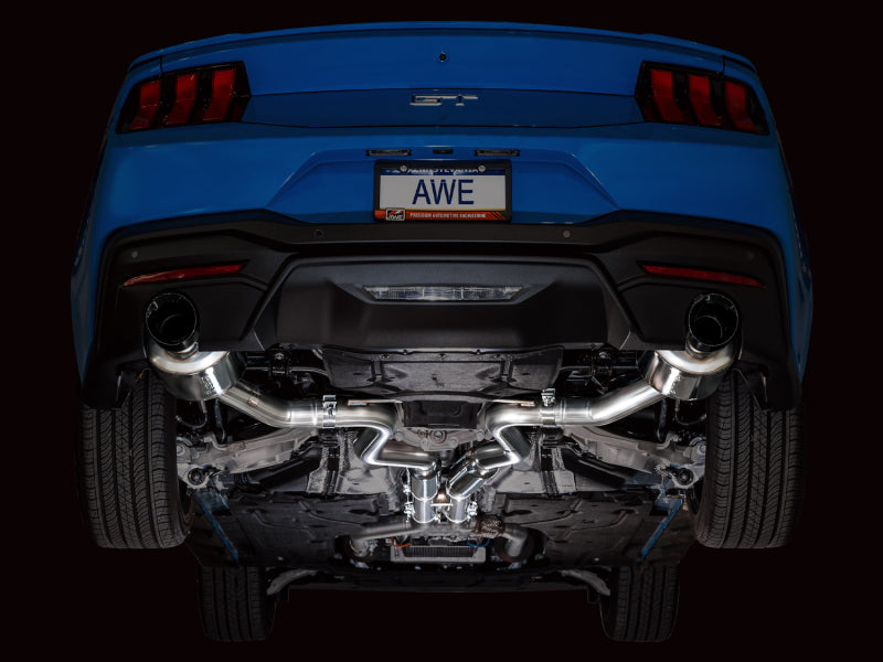 AWE Tuning 2024 Ford Mustang GT Fastback S650 RWD Touring Catback Exhaust w/ Dual Diamond Black Tips
