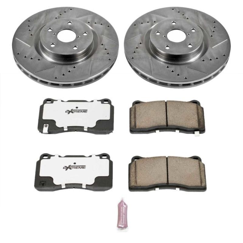 Power Stop 05-14 Subaru Impreza Front Z26 Street Warrior Brake Kit