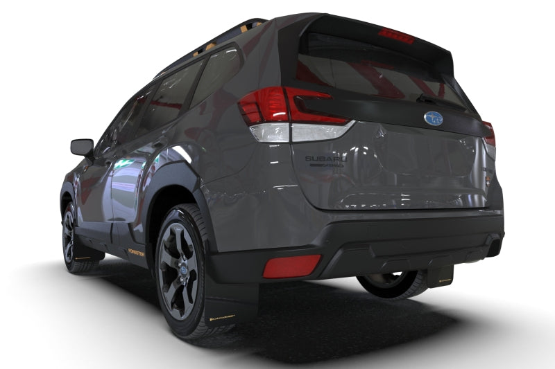 Rally Armor 2022 Subaru Forester (Incl. Wilderness) Black UR Mud Flap w/ Red Logo