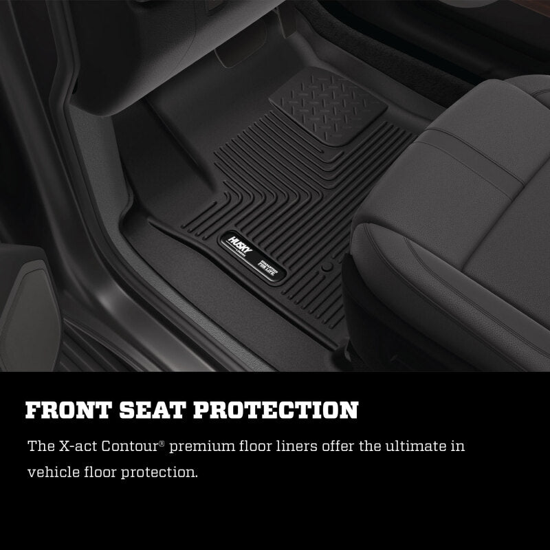 Husky Liners 2020 Lincoln Aviator X-Act Contour Front Black Floor Liners