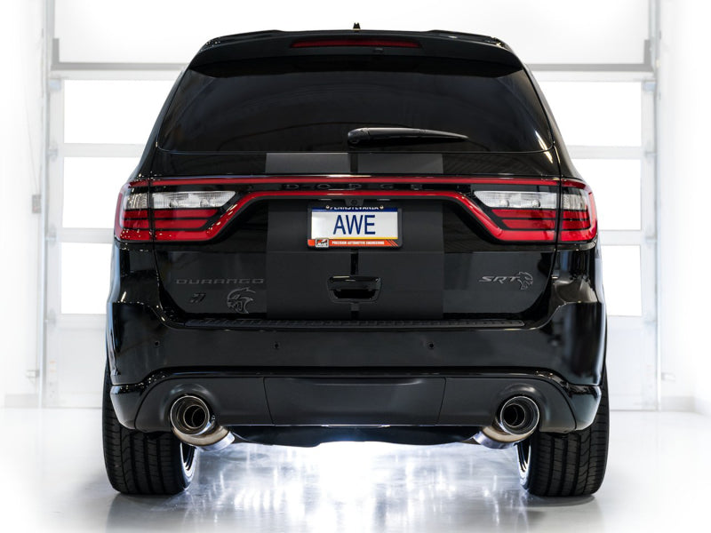 AWE Tuning 18-23 Dodge Durango SRT &amp; Hellcat Touring Edition Exhaust - Chrome Silver Tips