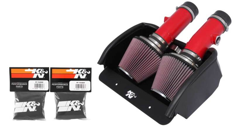 K&amp;N 08 Dodge Viper 8.4L-V10 Red Typhoon Short Ram Intake