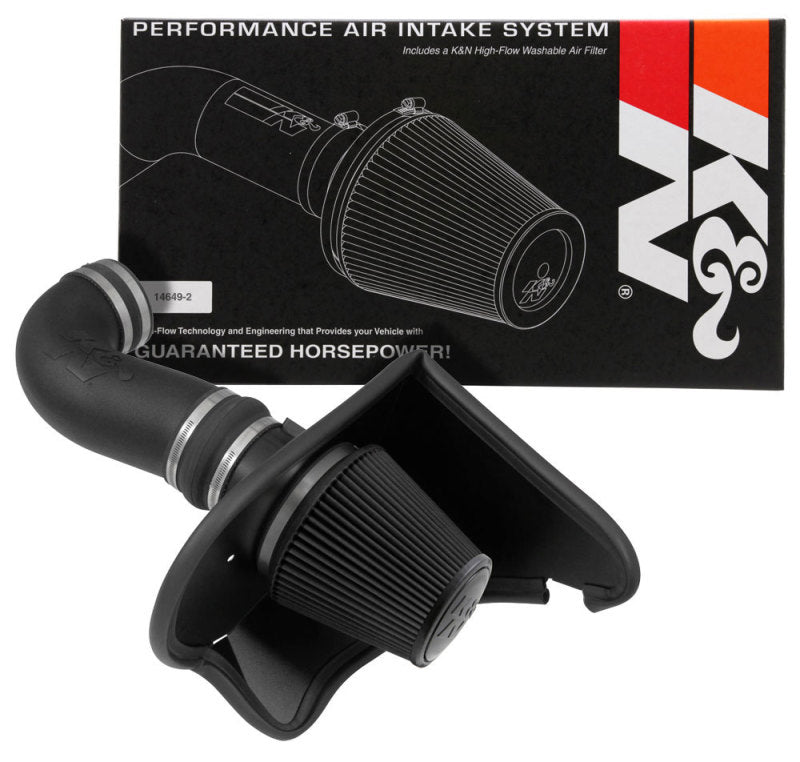 K&amp;N 16-23 Chevrolet Camaro SS 6.2L V8 F/I Dryflow Performance Air Intake System