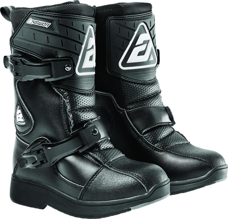 Answer Peewee Boot Black Youth - 13