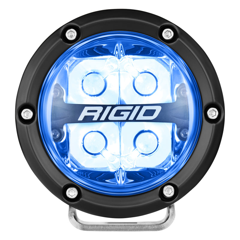 Rigid Industries 360-Series 4in LED Off-Road Spot Beam - RGBW (Pair)