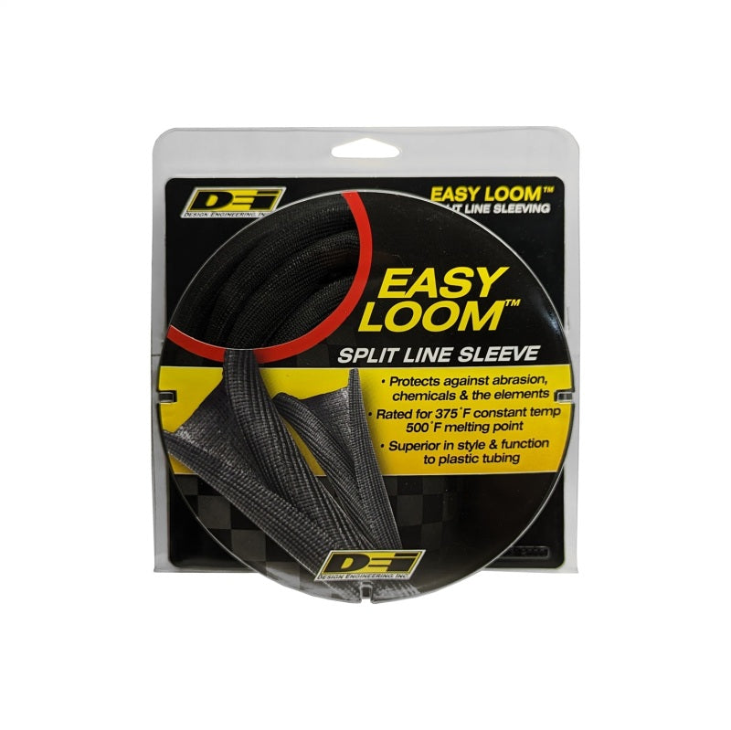 DEI Split Wire Sleeve Easy Loom 13mm-1/2in x 12 Black