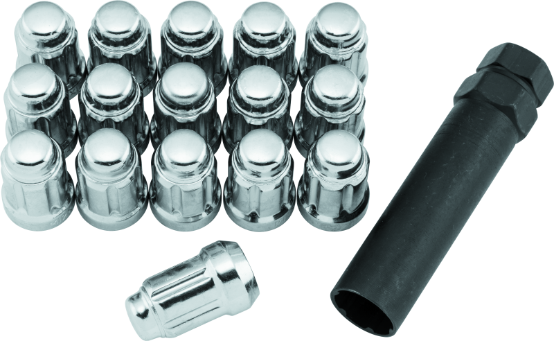 QuadBoss Spline Lug Nuts 12x1.5 - Silver