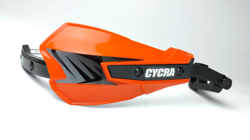 Cycra Vortex Hand Guard/w Universal U-Clamps - Orange