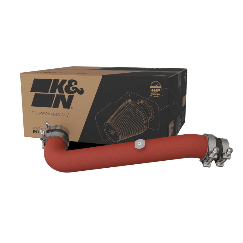 K&amp;N 23-24 Toyota GR Corolla L3 1.6L Charge Pipe Kit - Wrinkle Red