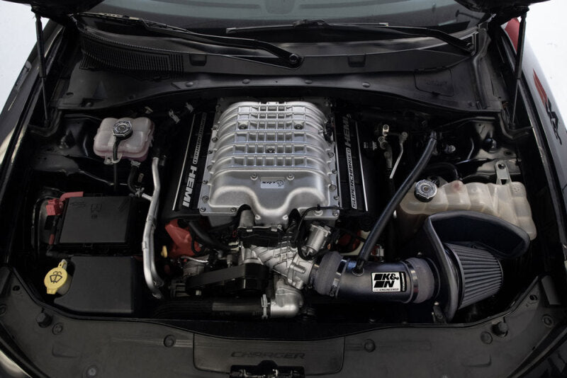 K&amp;N 17-23 Dodge Charger/Challenger Hellcat SC 6.2L V8 DRYFLOW Performance Air Intake System