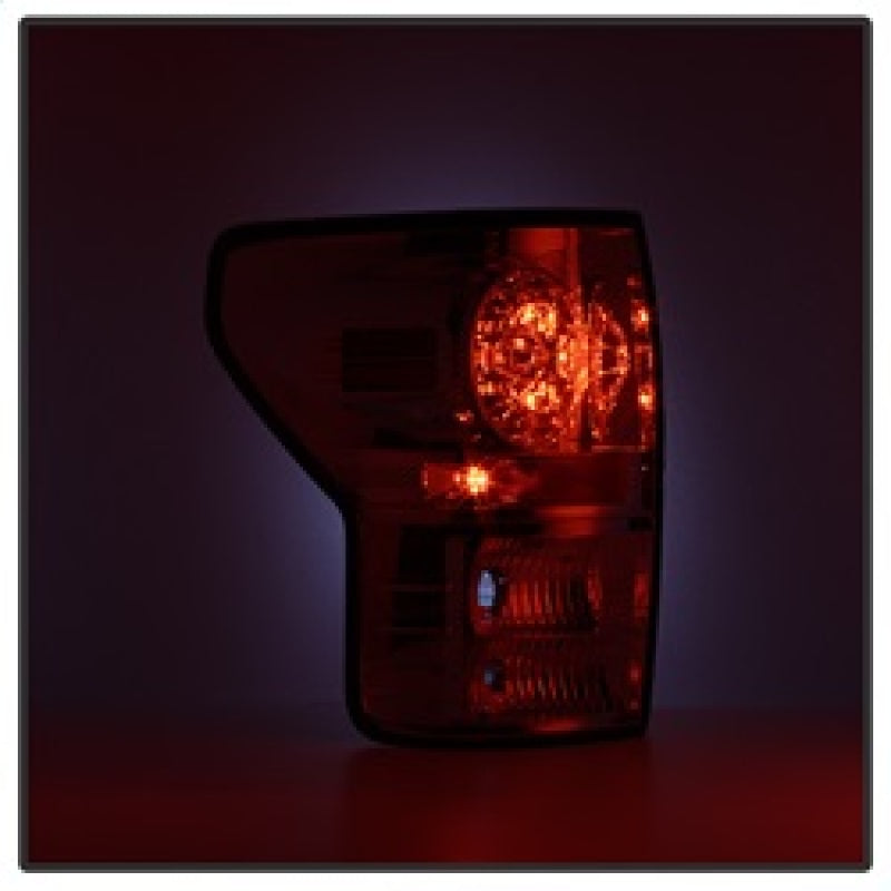 Spyder Toyota Tundra 07-13 LED Tail lights Red Smoke ALT-YD-TTU07-LED-RS