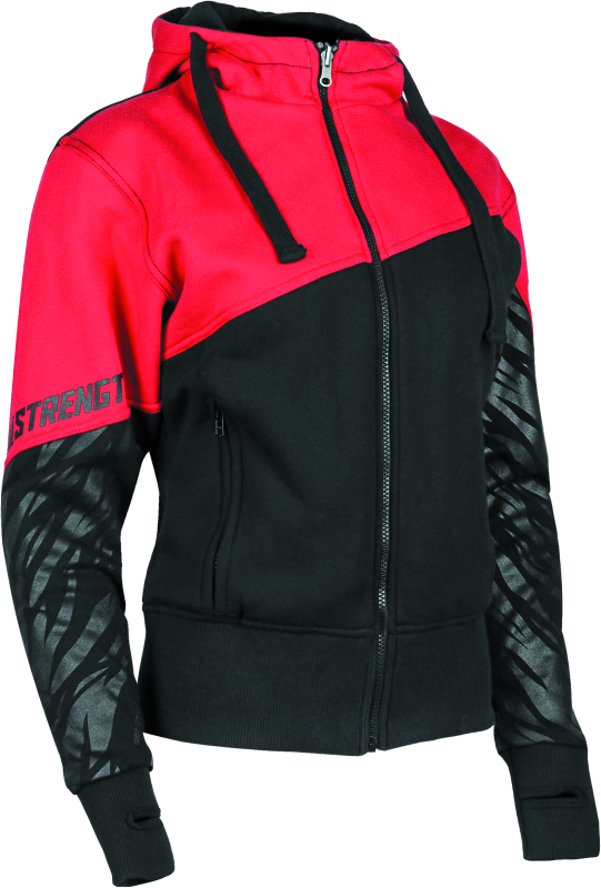 Speed and Strength Cat Outa Hell Hoody Red/Black Womens - 4XL