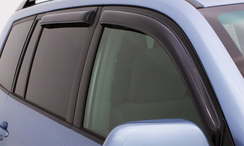 AVS 20-23 Kia Soul Ventvisor Outside Mount Front &amp; Rear Window Deflectors 4pc - Smoke