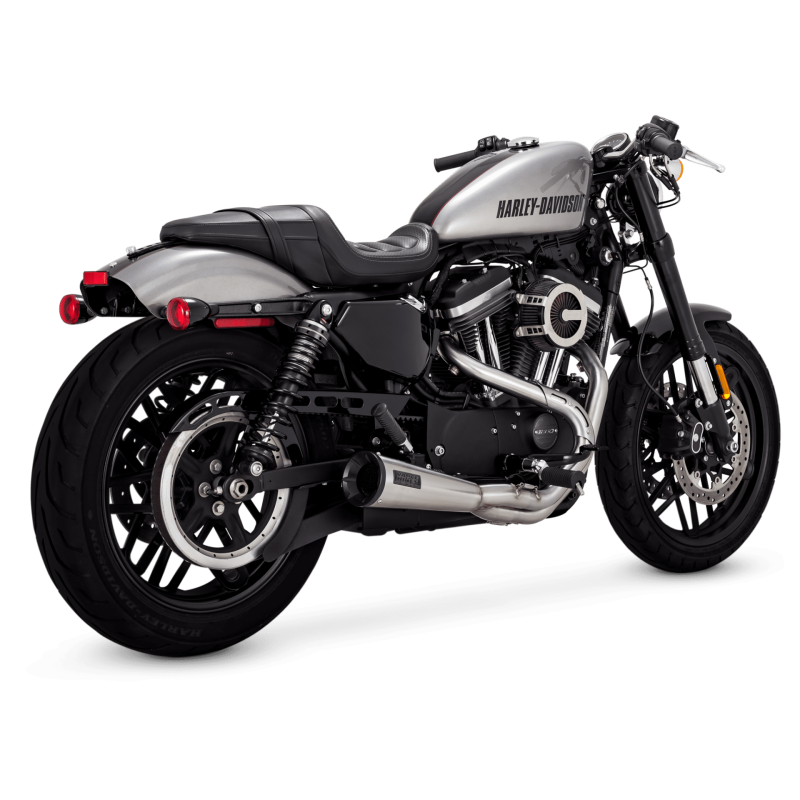 Vance &amp; Hines HD Sportster 04-22 Upsweep SS 2-1 PCX Full System Exhaust