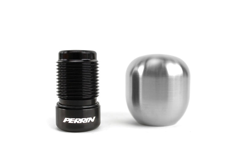 Perrin 13-20 &amp; 2022 BRZ / 2022 Toyota GR86 Automatic Brushed Barrel 1.85in SS Shift Knob