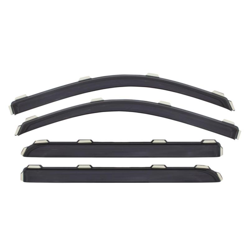 AVS 13-18 Nissan Altima Ventvisor In-Channel Front &amp; Rear Window Deflectors 4pc - Smoke