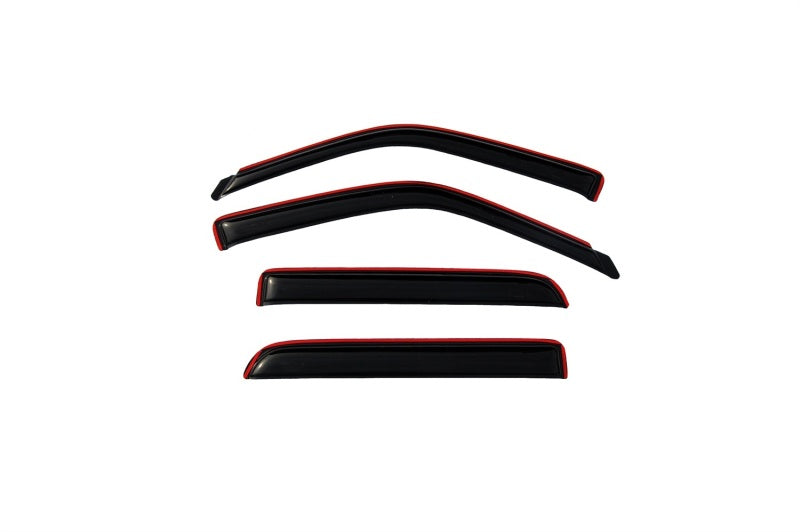 AVS 02-03 Lincoln Blackwood Ventvisor In-Channel Front &amp; Rear Window Deflectors 4pc - Smoke