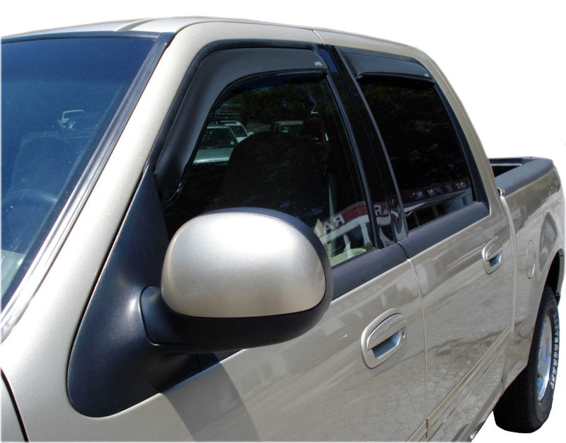 AVS 02-03 Lincoln Blackwood Ventvisor In-Channel Front &amp; Rear Window Deflectors 4pc - Smoke