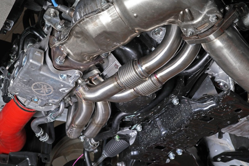 Perrin 22-24 Subaru WRX / 20-24 OBXT &amp; Legacy XT / 19-24 Ascent Equal Length Header - Brushed SS