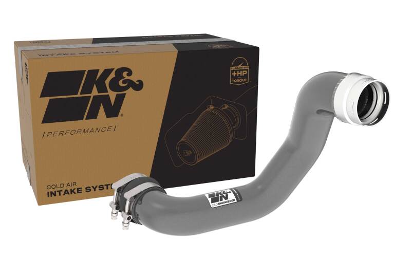 K&amp;N 23-24 GM Colorado/Canyon 2.7L L4 Charge Pipe - Aluminum Tube - Gunmetal Gray