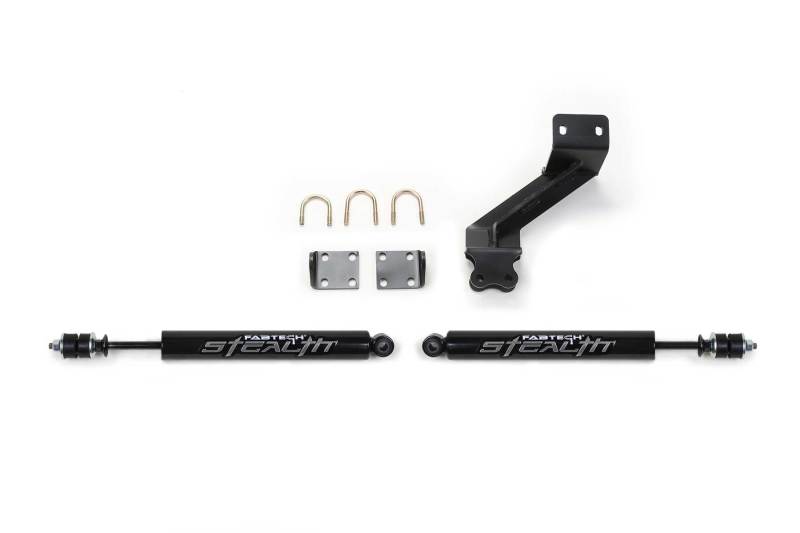 Fabtech 14-18 Ram 2500 &amp; 13-18 Ram 3500 HD Dual Stealth Steering Stabilizer Kit