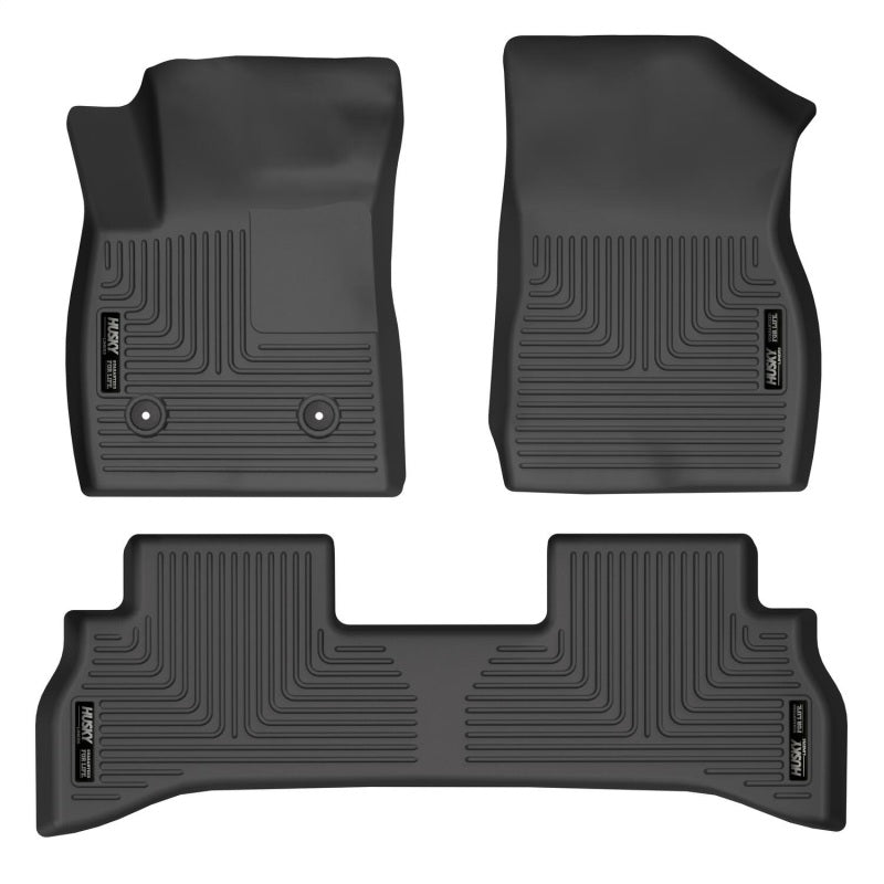 Husky Liners 21-22 Buick Encore GX (RWD) WeatherBeater Front &amp; 2nd Seat Floor Liners - Black