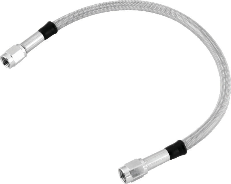 Twin Power 21 Inch Clear Coated Dot Stainless Steel Brake Hose AN-3