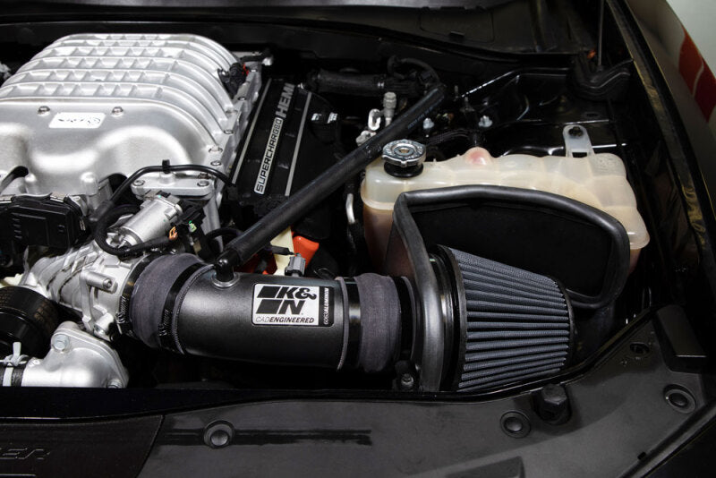 K&amp;N 17-23 Dodge Charger/Challenger Hellcat SC 6.2L V8 DRYFLOW Performance Air Intake System