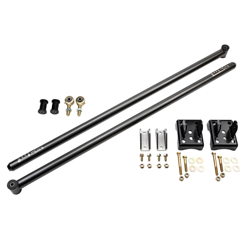 Wehrli 01-10 Duramax ECLB &amp; CCLB 68in Traction Bar Kit - Gloss Black