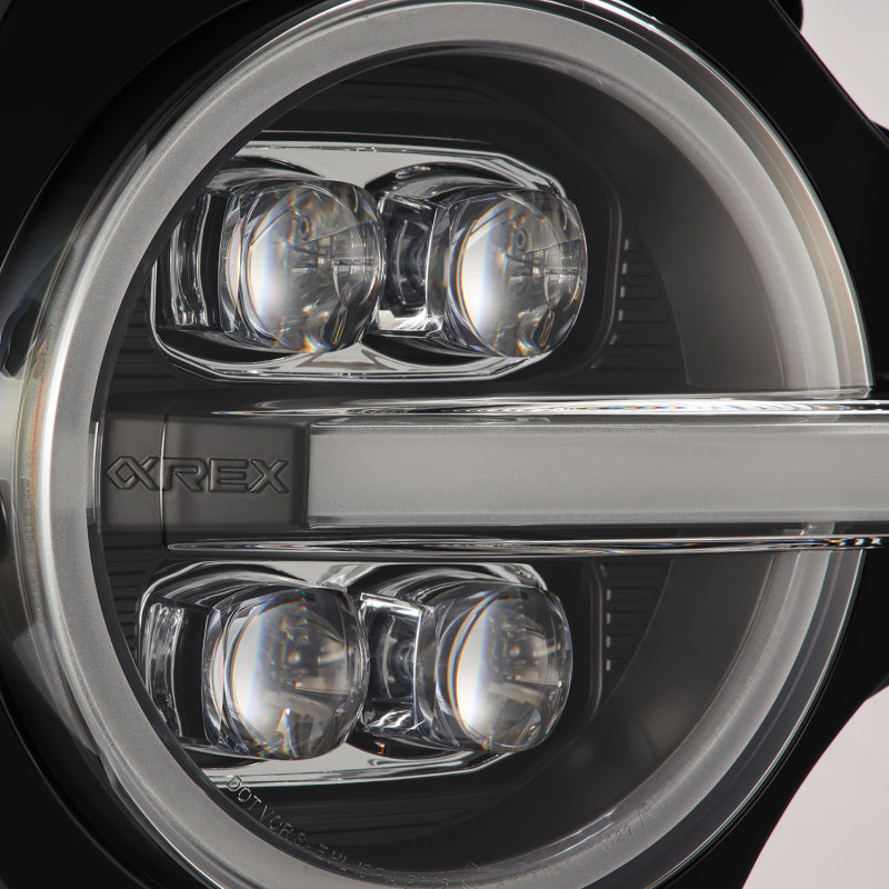 AlphaRex 21-23 Ford Bronco NOVA LED Projector Headlights Black