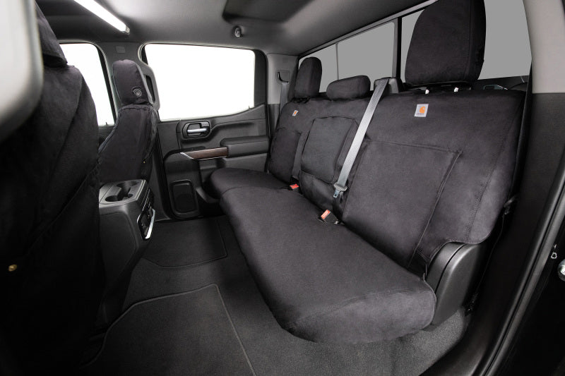 Covercraft 19-24 Chevrolet Silverado Carhartt Super Dux SeatSaverFront Row Seat Covers - Blk