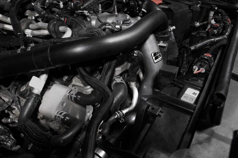 K&amp;N 2023 Ford Bronco Raptor 3.0L V6 Aluminum Charge Pipe Kit - Gunmetal Gray