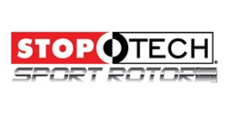 StopTech Power Slot 17-19 Honda Civic Rear Right Slotted Rotor