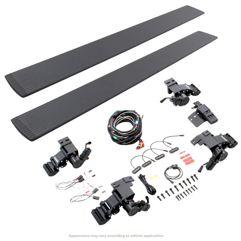 RealTruck 15-19 Chevy Silverado 25/3500HD CC Dsl 4dr VoltStep Electric Running Board Kit - Tex. Blk