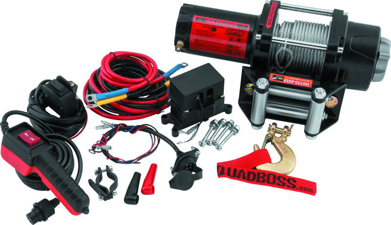 QuadBoss Winch 2500Lb W/Cable