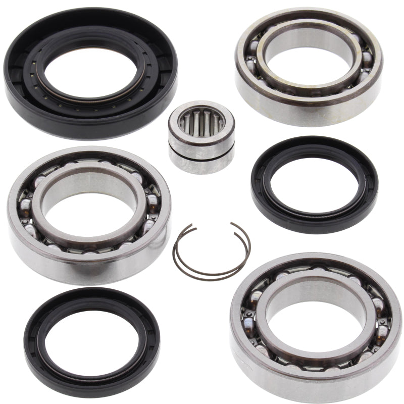 All Balls Racing 14-23 Honda TRX420 FA Solid Axle Differential Bearing &amp; Seal Kit Rear