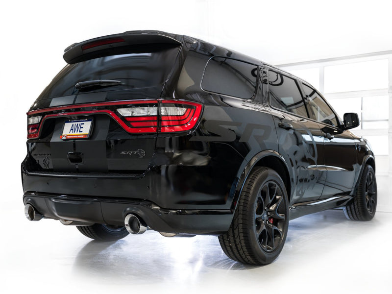 AWE Tuning 18-23 Dodge Durango SRT &amp; Hellcat Touring Edition Exhaust - Chrome Silver Tips