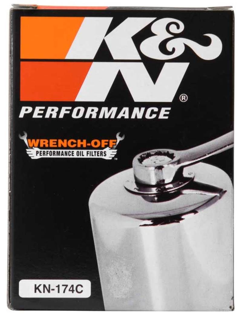 K&amp;N Oil Filter 02-10 Harley Davidson VRSC 3in OD x 3.844in Height