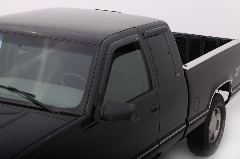 AVS 88-99 Chevy CK Ext. Cab Ventvisor Outside Mount Window Deflectors 4pc - Smoke