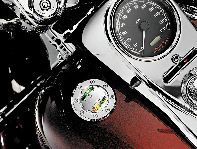 Kuryakyn Informer LED Fuel &amp; Battery Gauge Chrome