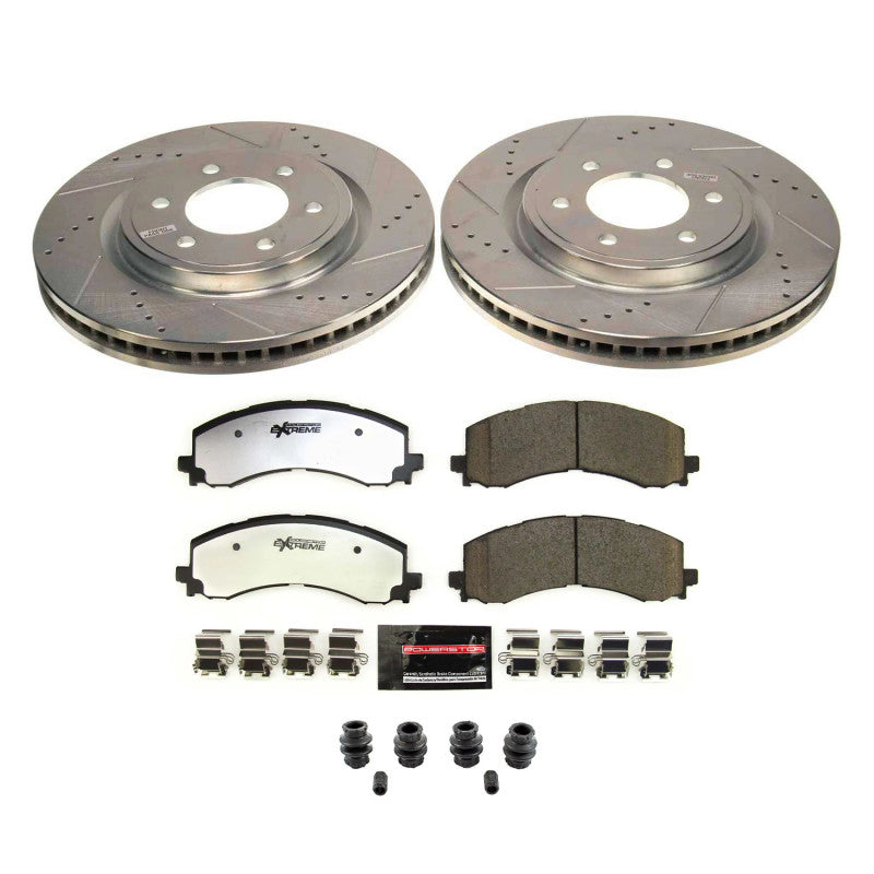 Power Stop 2022 Lincoln Navigator Front Z36 Truck &amp; Tow Brake Kit