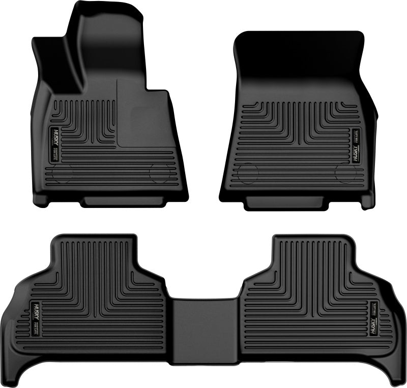 Husky Liners 19-23 BMW X5 Weatherbeater Black Front &amp; 2nd Seat Floor Liners