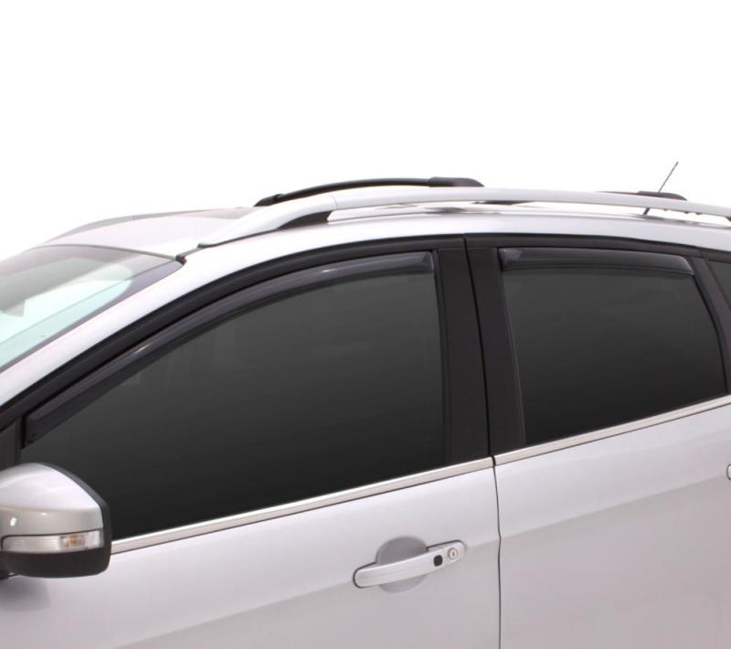 AVS 10-18 Toyota 4Runner Ventvisor In-Channel Front &amp; Rear Window Deflectors 4pc - Smoke